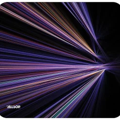 Allsop NatureSmart Image Mousepad, Tech Purple Stripes