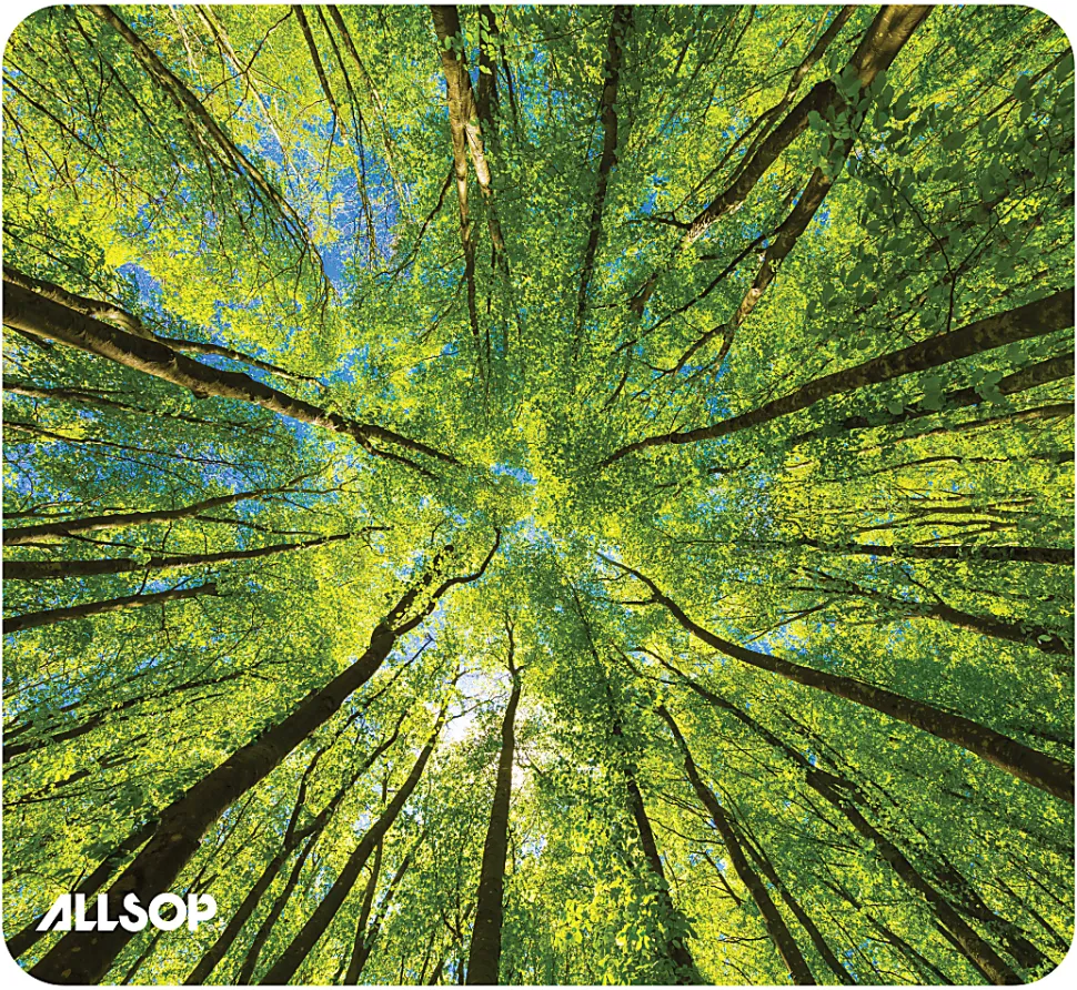 Allsop Naturesmart Mouse Pad, 8" x 8-3/4", Tree Tops, 32672