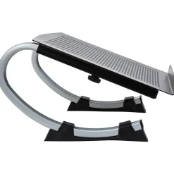 Allsop® Redmond Adjustable Curve Laptop Stand, 5”H x 14-3/4”W x 11-1/2”D, Black/Silver