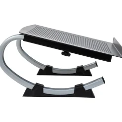 Allsop® Redmond Adjustable Curve Laptop Stand, 5”H x 14-3/4”W x 11-1/2”D, Black/Silver