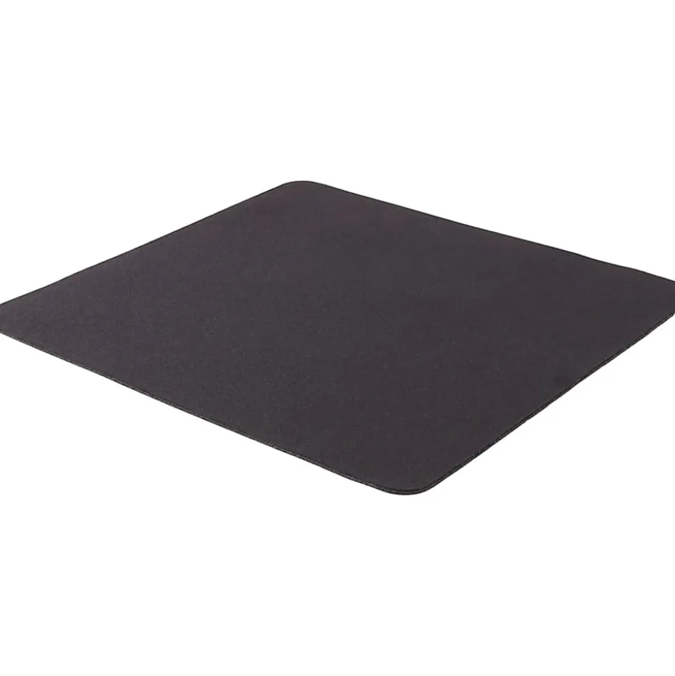 Allsop® Soft Cloth Mouse Pad, 8" x 8.75", Black, 28229