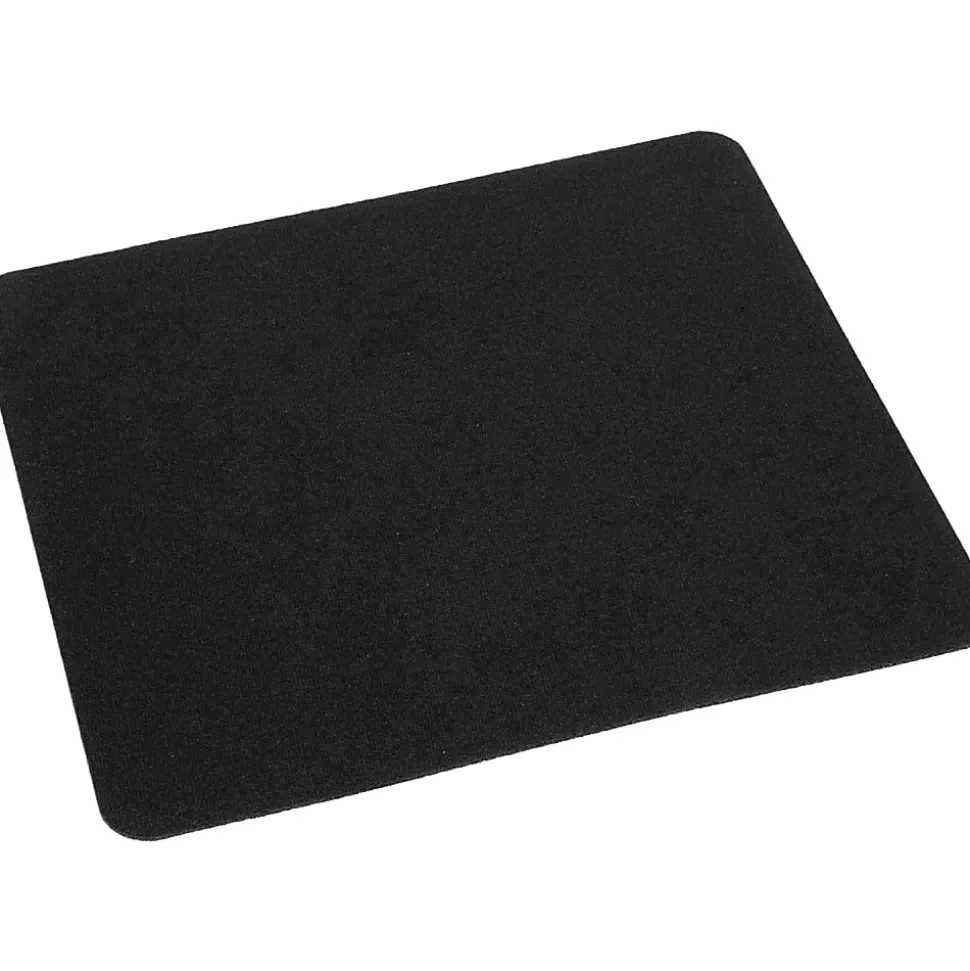 Allsop® Soft Cloth Mouse Pad, 8" x 8.75", Black, 28229