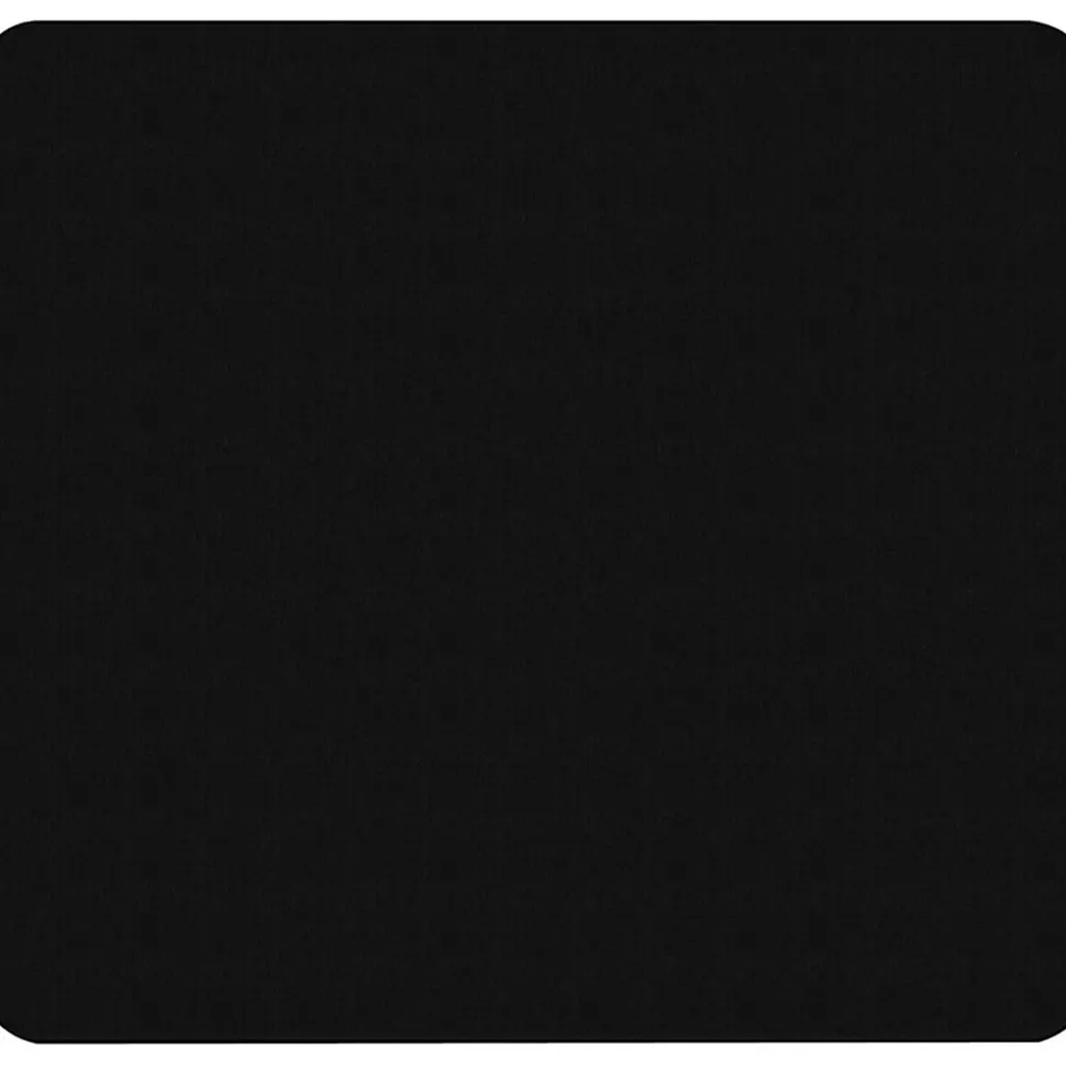 Allsop® Soft Cloth Mouse Pad, 8" x 8.75", Black, 28229