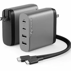 Alogic Rapid Power AC Adapter - 100 W - 120 V AC, 230 V AC Input - 5 V DC, 20 V DC, 15 V DC, 9 V DC Output - 3 A - Space Gray