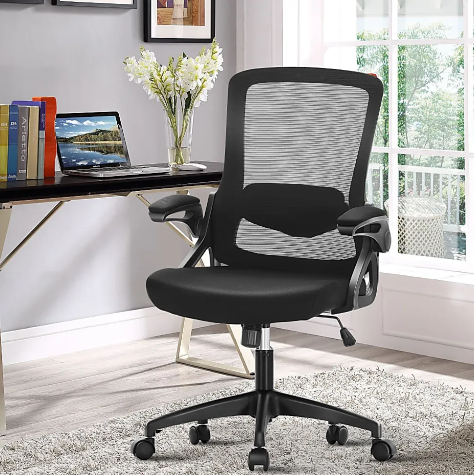 ALPHA HOME PHI VILLA Mesh Swivel Office Rocking Chair without headrest
