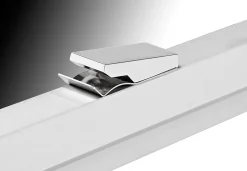 Alpine AdirOffice Aluminum 30” Hanging Clamps, 2-9/16” x 31-5/8”, Silver, Pack Of 6 Clamps