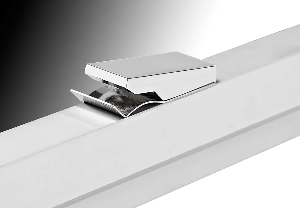 Alpine AdirOffice Aluminum 30” Hanging Clamps, 2-9/16” x 31-5/8”, Silver, Pack Of 6 Clamps