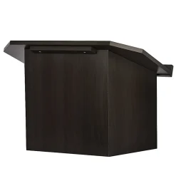 Alpine AdirOffice Foldable Tabletop Podium Lectern, 19”H x 27”W x 16”D, Black