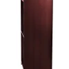 Alpine AdirOffice Hostess Floor Stand With Wheels, 46”H x 22-1/2”W x 16-9/16”D, Mahogany
