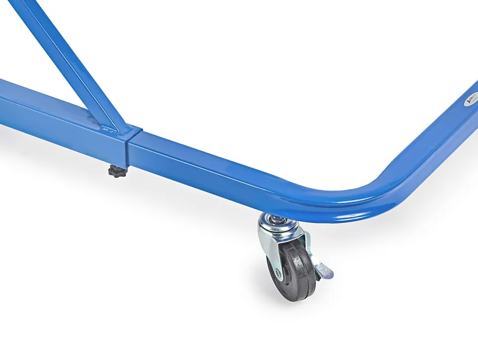 Alpine AdirOffice Large Blueprint Vertical File Rolling Stand, 46”H x 27”W x 28-1/2”D, Blue