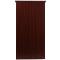 Alpine AdirOffice Stand-Up Floor Podium Lectern, 45-13/16”H x 23”W x 15”D, Mahogany
