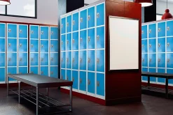Alpine AdirOffice 4-Tier Steel Lockers, 72