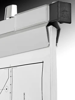 Alpine Aluminum AdirOffice 36” Hanging Clamps, 2-9/16” x 37-5/8”, Silver, Pack Of 6 Clamps