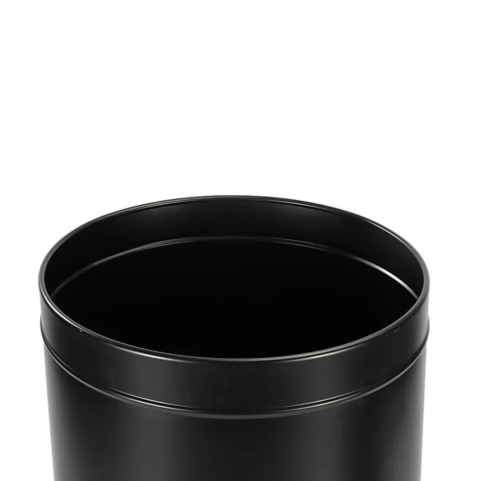 Alpine Industries Stainless Steel, Indoor Trash Can, 27 gallons, Black, 2/Pack (475-27L-BLK)