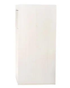 Alpine Industries Wood Commercial Tray Top Waste Enclosure Trash Receptacles, 40 Gallons, White, Pack Of 2 Receptacles
