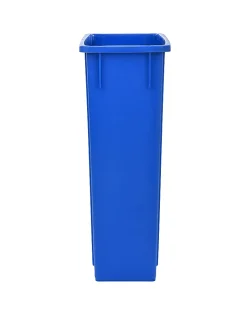 Alpine Slim Recycle Bin, 23 Gallon, Blue
