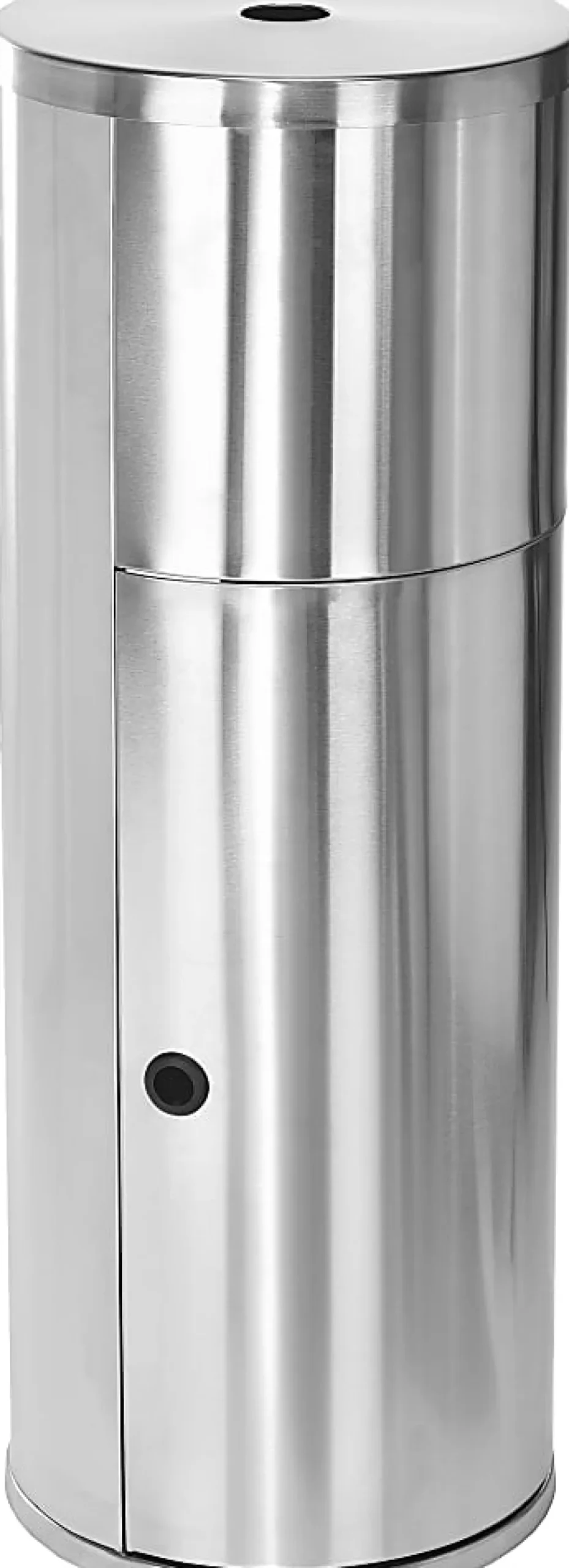 Alpine Stainless-Steel Gym Wet Wipe Dispenser With Built-In Trash Can, 36"H x 13"W x 13"D