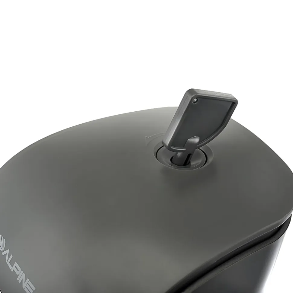 Alpine Wall-Mounted Hand Soap Dispensers, 9-5/8"H x 4-5/8"W x 4-1/8"D, Gray, Pack Of 2 Dispensers