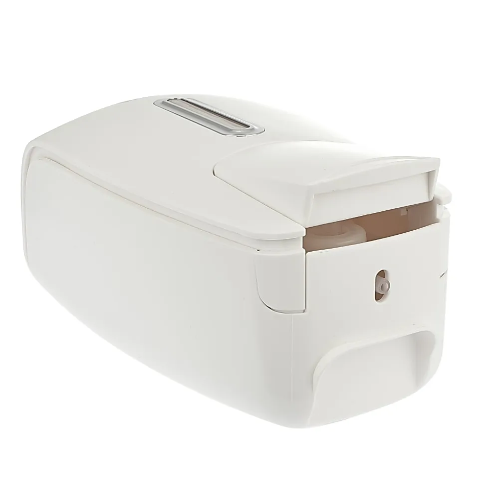 Alpine Wall-Mounted Hand Soap Dispensers, 9-5/8"H x 4-5/8"W x 4-1/8"D, White, Pack Of 2 Dispensers