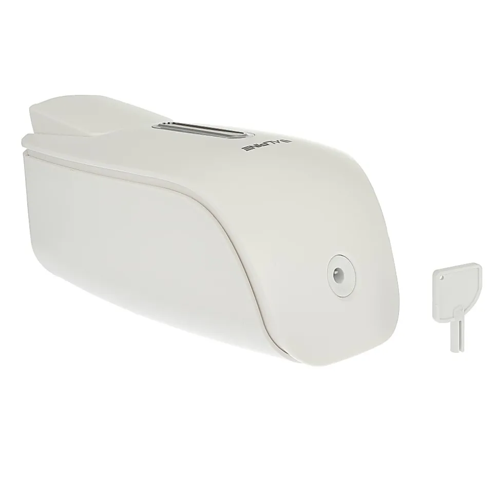 Alpine Wall-Mounted Hand Soap Dispensers, 9-5/8"H x 4-5/8"W x 4-1/8"D, White, Pack Of 2 Dispensers