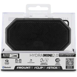 Altec Lansing HydraMini 2.0 IMW1002 EVERYTHINGPROOF® Bluetooth Speaker, Black