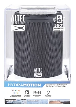 Altec Lansing HydraMotion Bluetooth® Speaker, Black