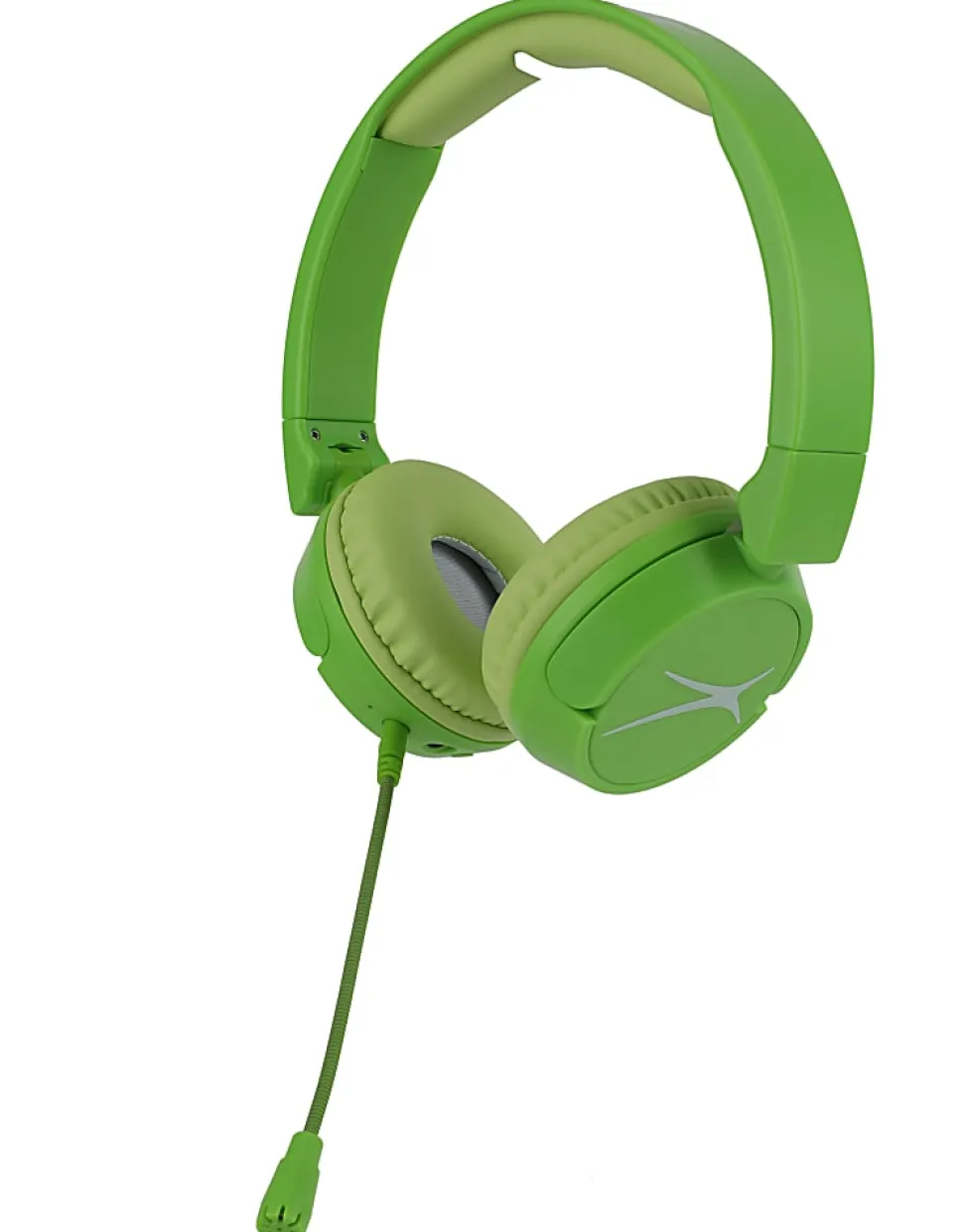 Altec Lansing® 3-In-1 Kid Friendly, Volume Limiting, Over-The-Ear Headphones, Green, MZX4100-PGRN-STK-6