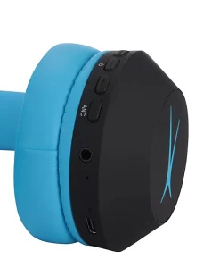 Altec Lansing Kid Safe 2-in-1 ANC Headphones, Blue, MZX4500