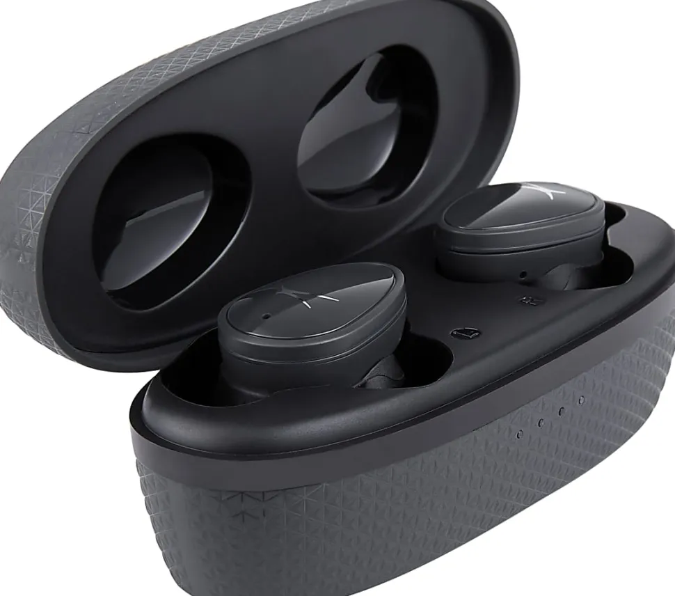 Altec Lansing NanoBuds Sport IPX4 Truly Wireless Earbuds, Gray