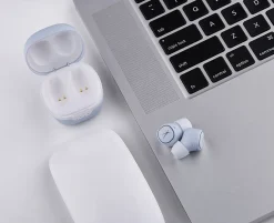 Altec Lansing NanoBuds 2.0 Truly Wireless Earbuds, Light Blue