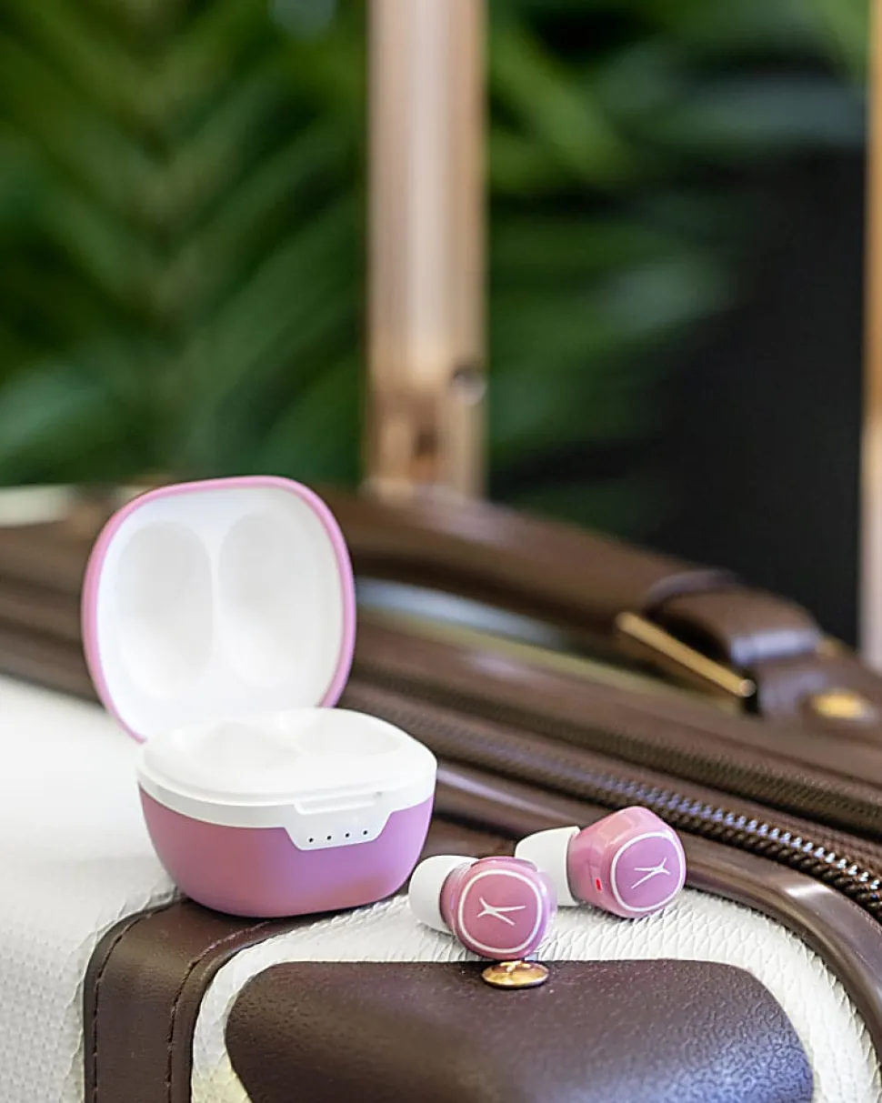 Altec Lansing NanoBuds 2.0 Truly Wireless Earbuds, Purple