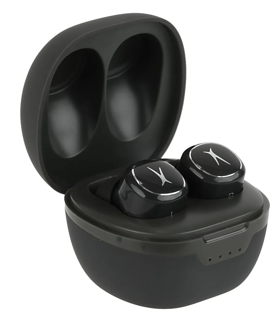 Altec Lansing NanoBuds 2.0 Truly Wireless Earbuds, Gray