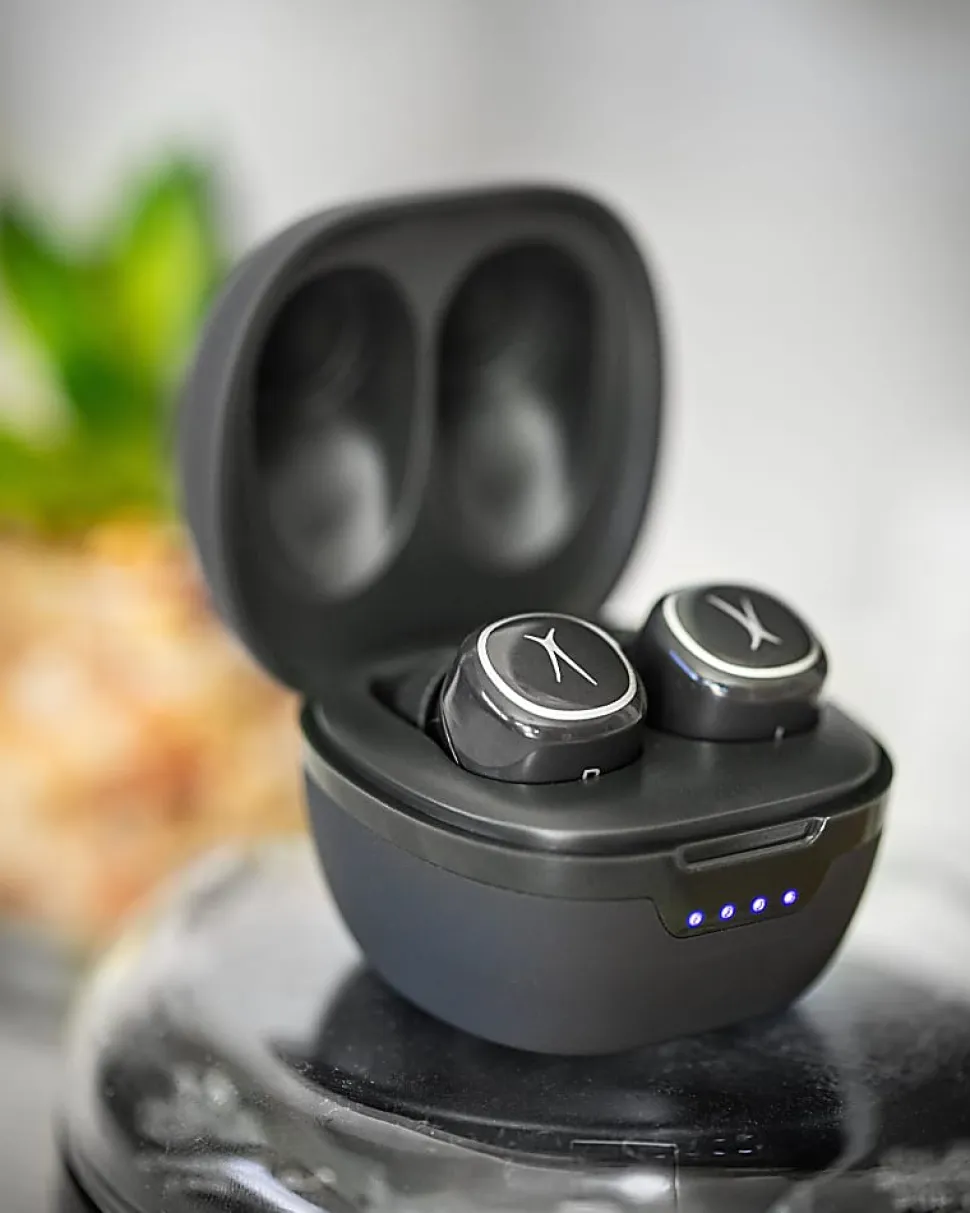 Altec Lansing NanoBuds 2.0 Truly Wireless Earbuds, Gray