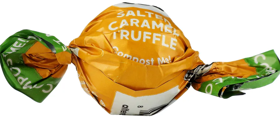 Alter Eco Organic Truffles, Salted Caramel, 0.42 Oz, Total Qty 60