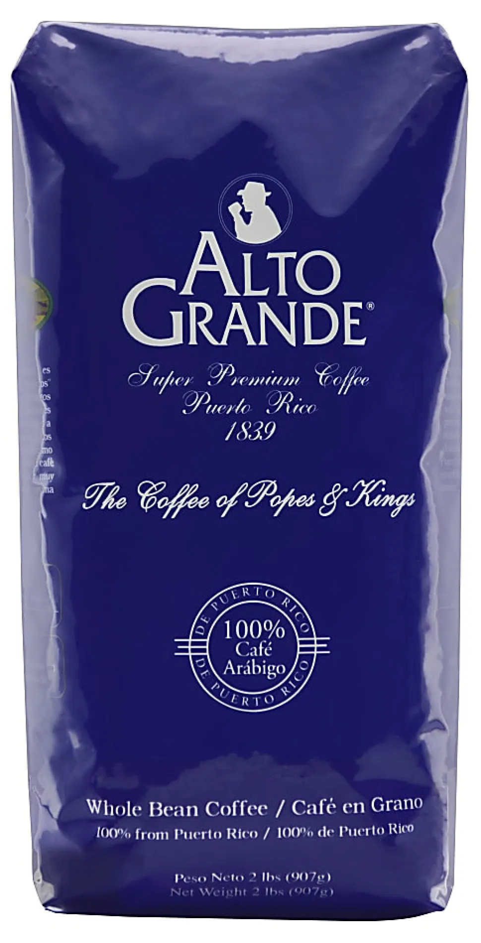 Alto Grande Whole Coffee, Medium-Dark Roast, 2 Lb Per Bag