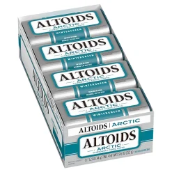 Altoids® Curiously Strong Mints, Arctic Wintergreen, 1.2 Oz, Pack Of 8 Tins