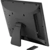 Aluratek ADMPF315F 15" High-Resolution Digital Photo Frame, 14" x 1.13" x 12", Black