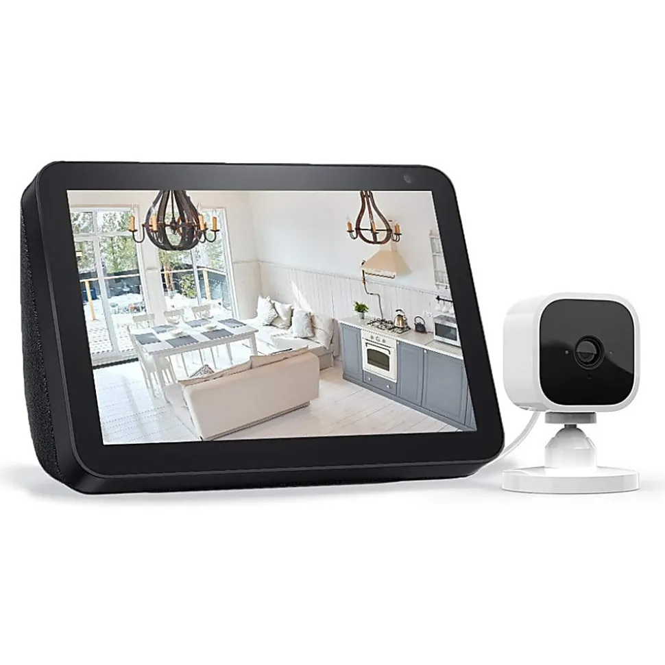 Amazon Blink Mini Network Security Cameras, White, Pack of 2