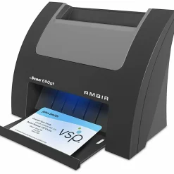 Ambir nScan 690gt - Duplex ID Card Scanner - 48-bit Color - 8-bit Grayscale - Duplex Scanning - USB