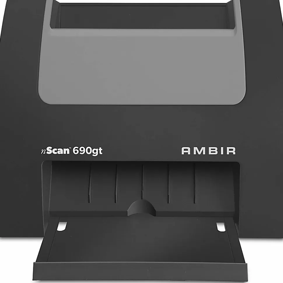 Ambir nScan 690gt - Duplex ID Card Scanner - 48-bit Color - 8-bit Grayscale - Duplex Scanning - USB