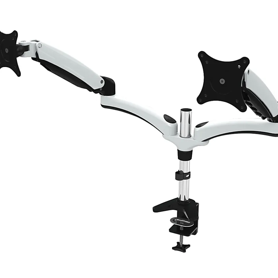 Amer Mounts Dual Monitor Mount with Articulating Arms - HYDRA 2 arm articulating monitor mount with desk clamp