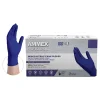 Ammex Professional Indigo Disposable Powder-Free Nitrile Exam Gloves, X-Large, Box Of 100 Gloves