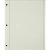 Ampad® Green Tint Engineer's Quadrille Pad, 8 1/2" x 11", Quadrille Ruled, 200 Sheets, Green