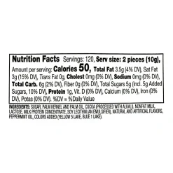 Andes Crème De Menthe Thins, 2.5 Lb, Tub Of 240 Pieces