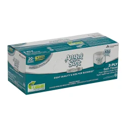 Angel Soft® Professional Series® by GP PRO Premium 2-Ply Toilet Paper, 450 Sheets Per Roll, Pack Of 20 Rolls