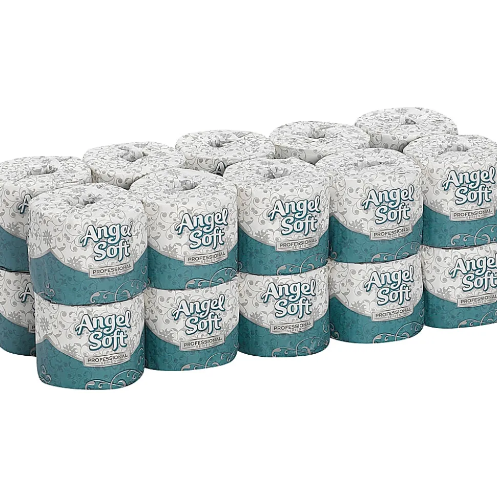 Angel Soft® Professional Series® by GP PRO Premium 2-Ply Toilet Paper, 450 Sheets Per Roll, Pack Of 20 Rolls