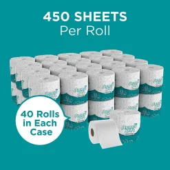 Angel Soft Professional Series® 2-Ply Embossed Toilet Paper, 40 Rolls per Case, 450 Sheets per Roll