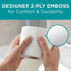 Angel Soft Professional Series® 2-Ply Embossed Toilet Paper, 40 Rolls per Case, 450 Sheets per Roll