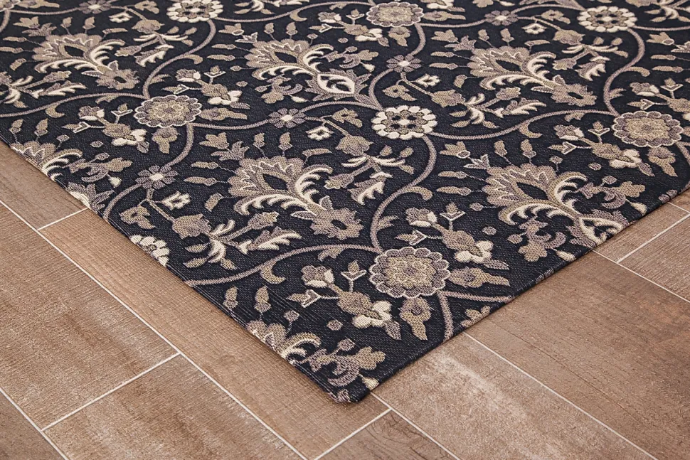 Anji Mountain Alhambra Rug’d Chair Mat, 1/4"H x 36”W x 48”D, Multicolor