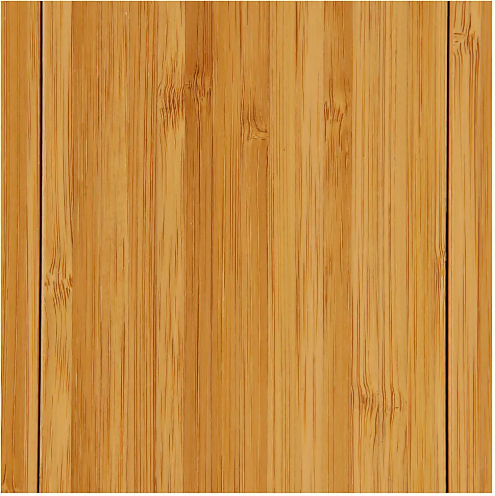 Anji Mountain Bamboo Deluxe Roll-Up Chair Mat, 55" x 57", 8 mm"-Thick, Natural